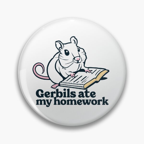 Item preview, Cheeky Homework Bandits: The White Gerbil Edition designed and sold by EmeraldeaArt.