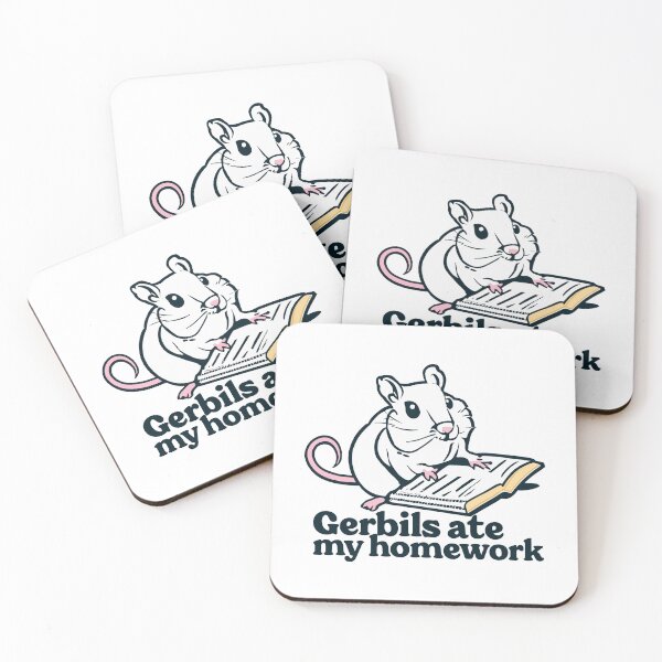Item preview, Cheeky Homework Bandits: The White Gerbil Edition designed and sold by EmeraldeaArt.