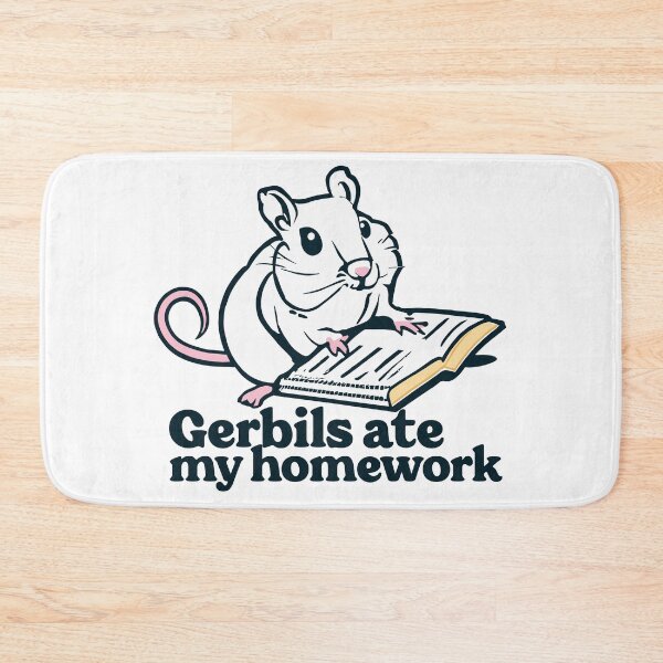 Item preview, Cheeky Homework Bandits: The White Gerbil Edition designed and sold by EmeraldeaArt.