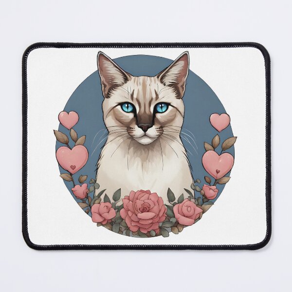 Item preview, Adorable Lynx Point Siamese cat designed and sold by Kaleddis.
