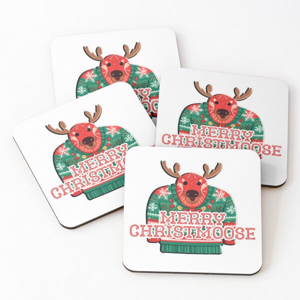 Item preview, Merry Christmoose: Merry Christmas Holiday Moose designed and sold by Fantasy Masterpiece.