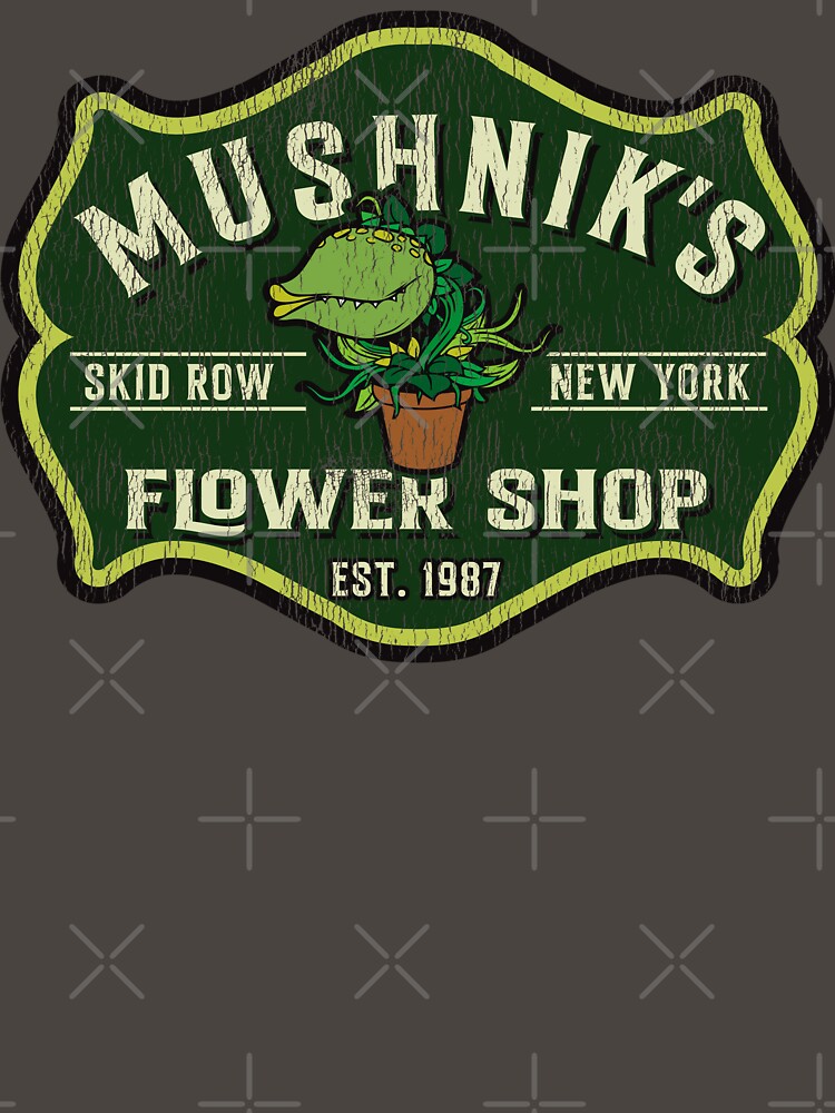 Thumbnail 7 of 7, Classic T-Shirt, Mushnik's Florist Crest Seymour Worn designed and sold by alhern67.