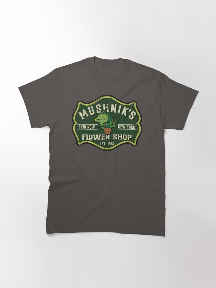 Thumbnail 3 of 7, Classic T-Shirt, Mushnik's Florist Crest Seymour Worn designed and sold by alhern67.