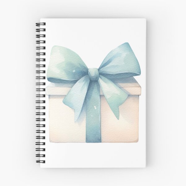 Item preview, Watercolor Present with Blue Bow - Blue Gift Painting designed and sold by Star-Fragment.