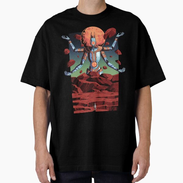 Robot and Astronaut Oversized T-Shirt