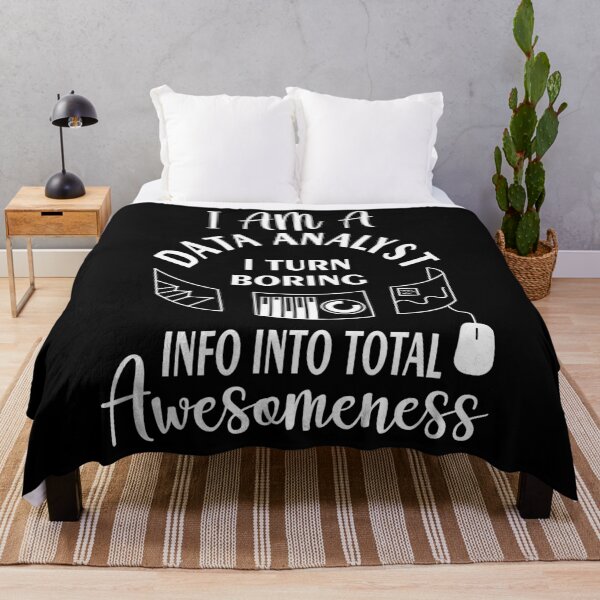 Item preview, I am a data analyst i turn boring info into total awesomeness designed and sold by Bettylop.