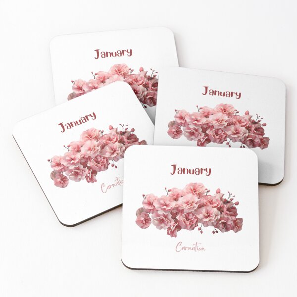 Item preview, January Elegance: Carnation Delight designed and sold by PandaPlanner.