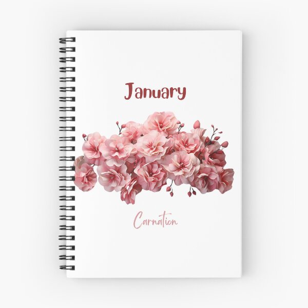 Item preview, January Elegance: Carnation Delight designed and sold by PandaPlanner.