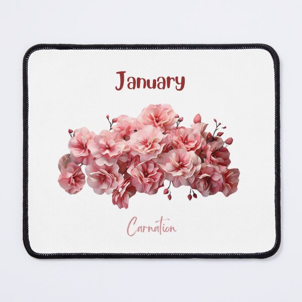 Item preview, January Elegance: Carnation Delight designed and sold by PandaPlanner.