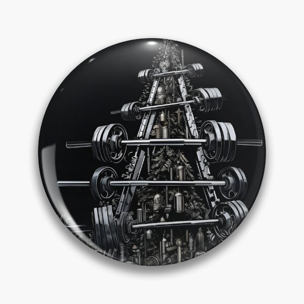 Item preview, christmas tree made of gym weights designed and sold by dcrc.