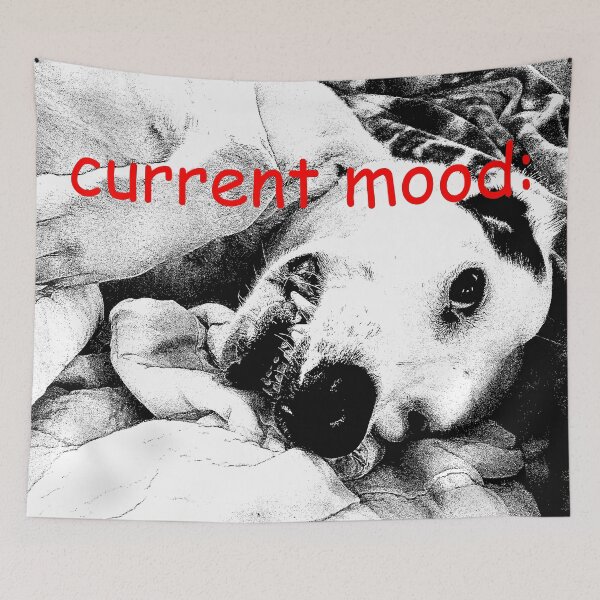 Item preview, Current Mood Dog photo products designed and sold by Mzzart.