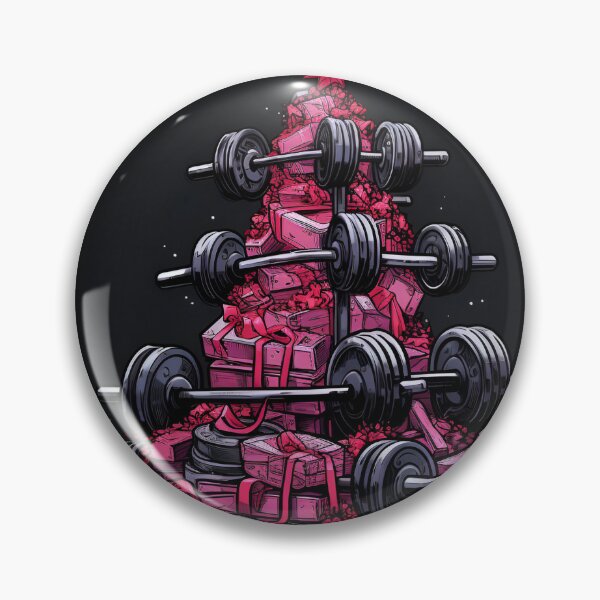 Item preview, christmas tree made of gym weights designed and sold by dcrc.