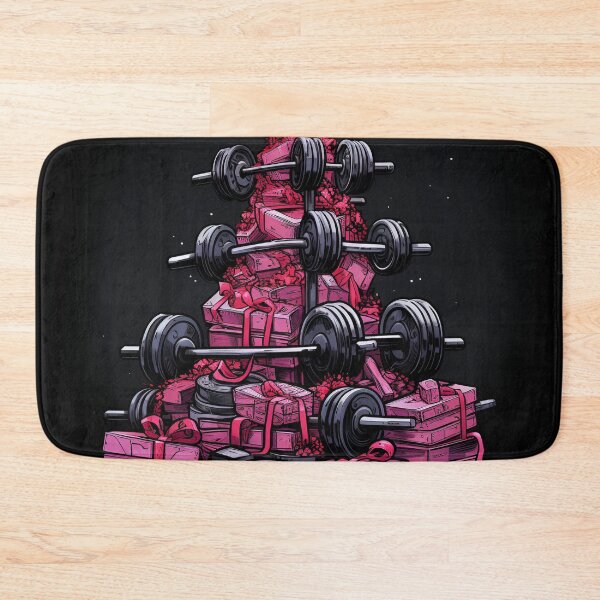 Item preview, christmas tree made of gym weights designed and sold by dcrc.
