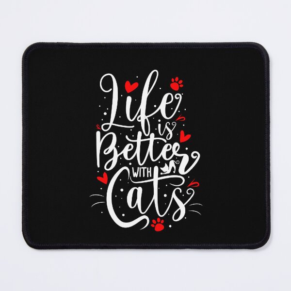 Item preview, Life is Better With Cats Christmas Cats Meow Christmas for Women designed and sold by ZETTIF ⭐⭐⭐⭐⭐.