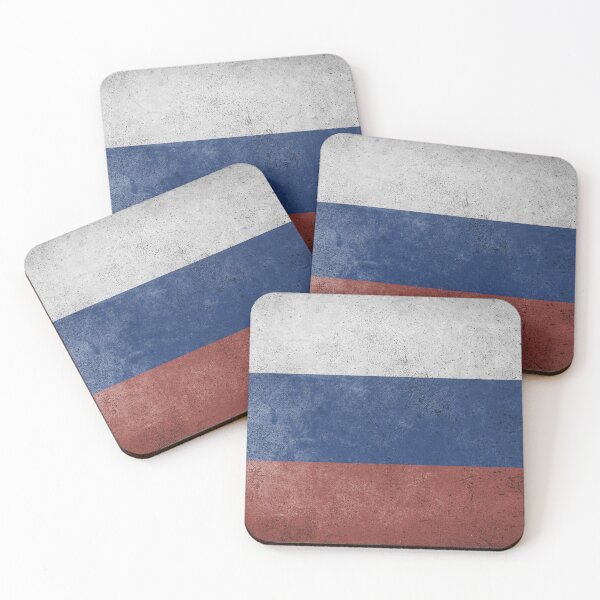 Item preview, Distressed, Old, Faded & Worn Flag of Russia (Триколор) designed and sold by STUDIO-72.