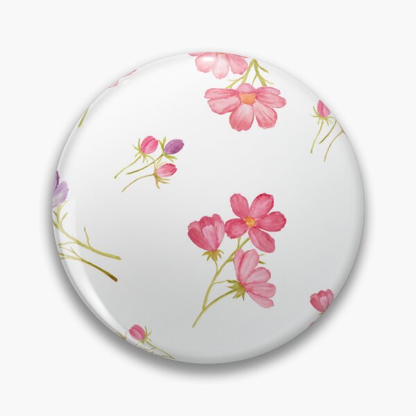Item preview, Watercolor Cosmos Flowers designed and sold by silviaol.