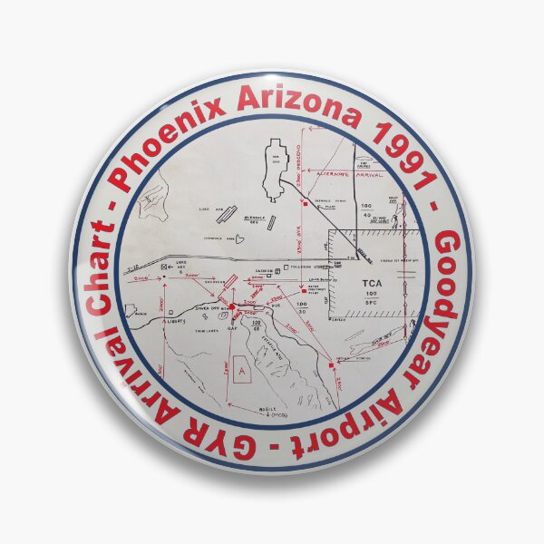 Item preview, Goodyear Airport Arrival Chart round designed and sold by RoyalTarget.