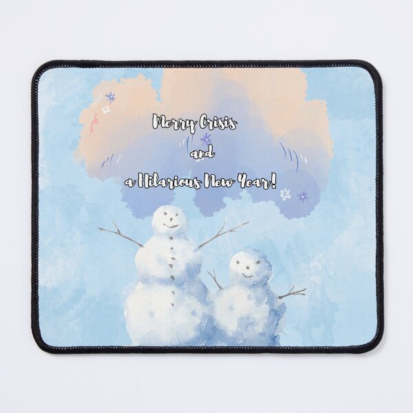 Item preview, Merry Crisis and a Hilarious New Year! |  designed and sold by GiveMeMood.