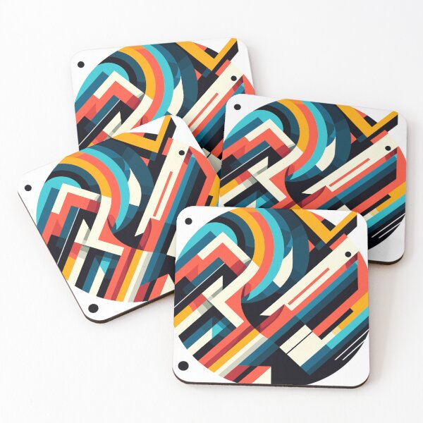 Item preview, Colorful Geometric Abstraction designed and sold by LongIslandDesgn.