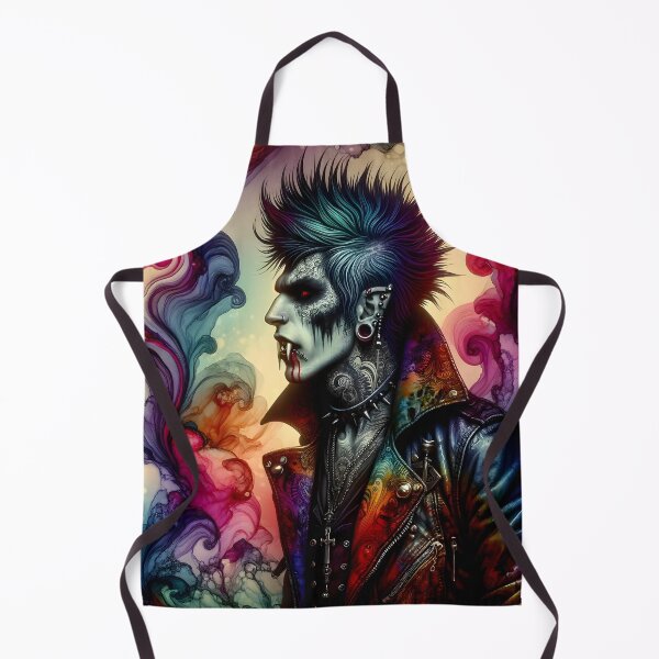Item preview, Punk Vampire surreal alcohol ink art designed and sold by Truck Stop One.