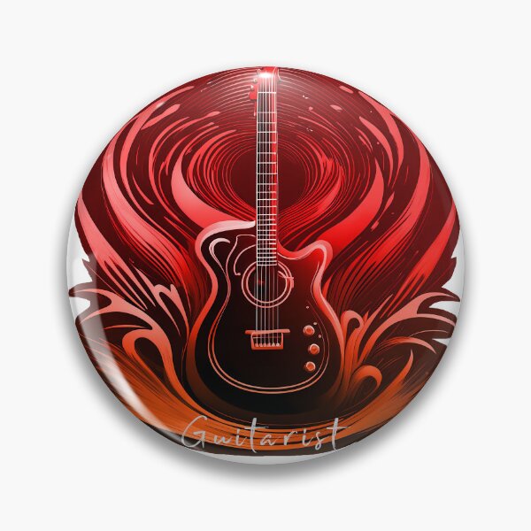 Item preview, Guitar Red Logo Guitarist Font designed and sold by Salimgor Hangaround Music.