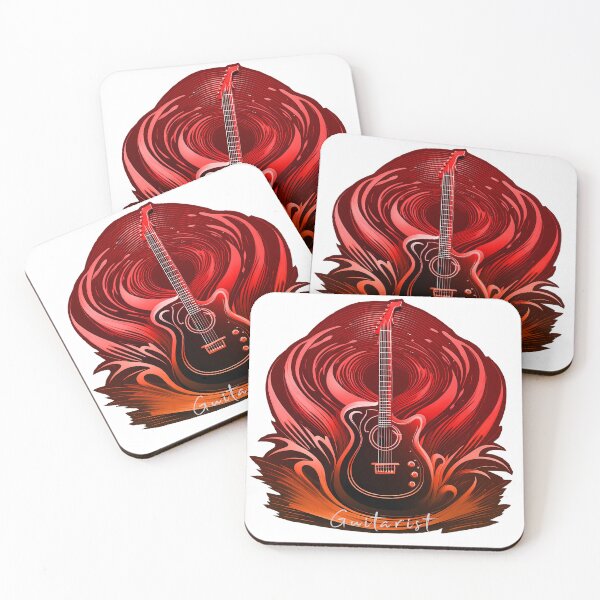 Item preview, Guitar Red Logo Guitarist Font designed and sold by Salimgor Hangaround Music.