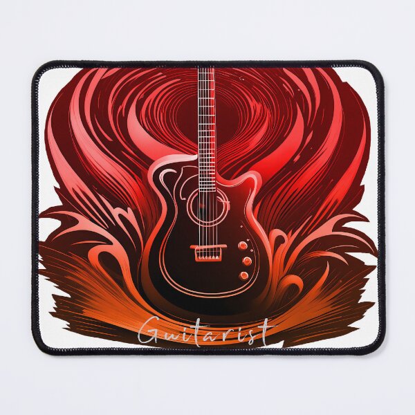 Item preview, Guitar Red Logo Guitarist Font designed and sold by Salimgor Hangaround Music.
