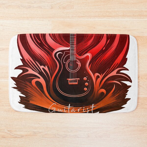 Item preview, Guitar Red Logo Guitarist Font designed and sold by Salimgor Hangaround Music.