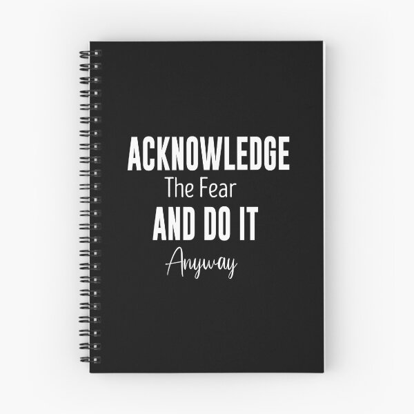 Item preview, Acknowledge Fear Do It Anyway l Motivational posters | Instructor quotes | Bike wall decor | Digital wall art | Emma Lovewell designed and sold by paradise Shop ⭐⭐⭐⭐⭐.