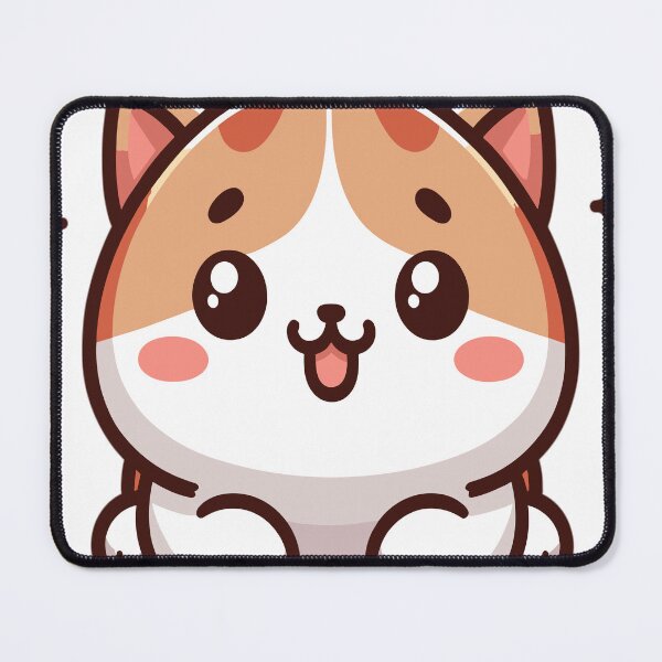 Item preview, Cute cat drawing in cartoon style designed and sold by LongIslandDesgn.
