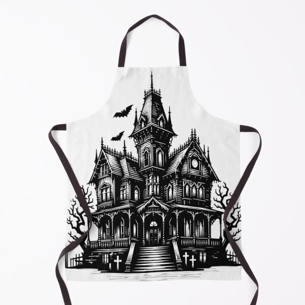 Item preview, Gothic representation of a haunted house designed and sold by LongIslandDesgn.