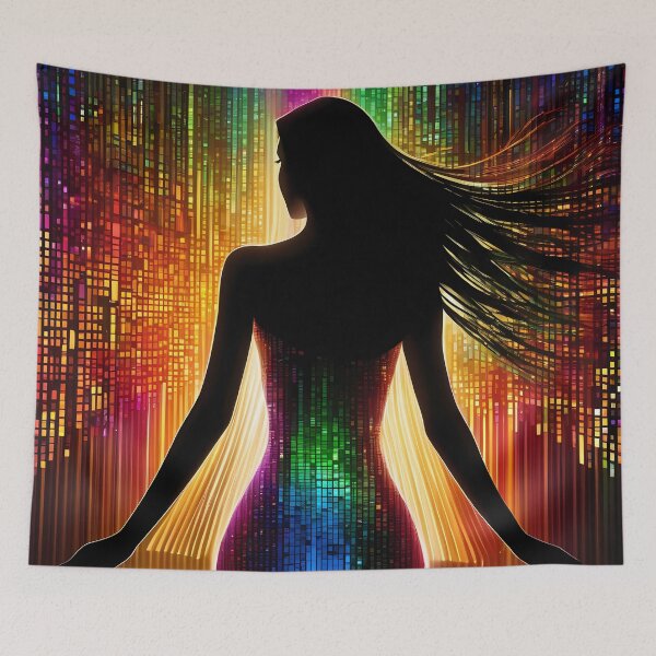 Item preview, Technicolor Code: Unraveling the Aesthetics of Binary in Digital Artistic Creation designed and sold by Artedig.