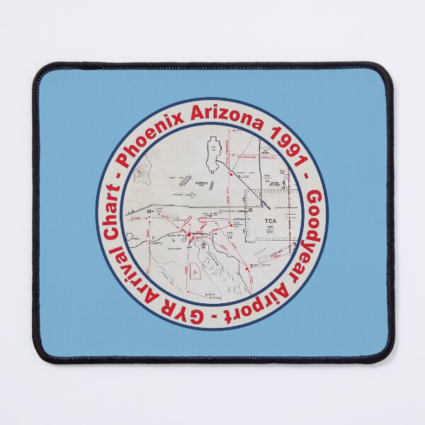 Item preview, Goodyear Airport Arrival Chart round designed and sold by RoyalTarget.
