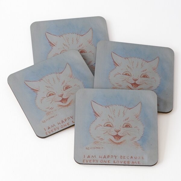 Item preview, cat paintings by louis wain designed and sold by marti-oryo.