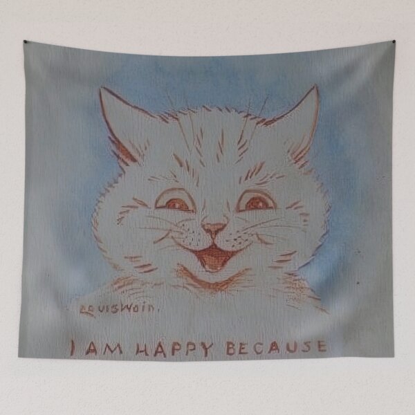 Item preview, cat paintings by louis wain designed and sold by marti-oryo.