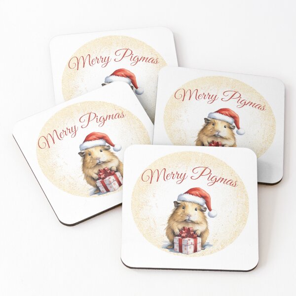 Item preview, Funny Guinea Pig Xmas Merry Pigmas designed and sold by Mypieceofspace.