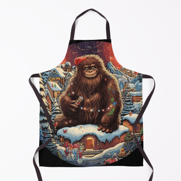 Item preview, Bigfoot Squatching Trough The Snow designed and sold by MushMagicWear.