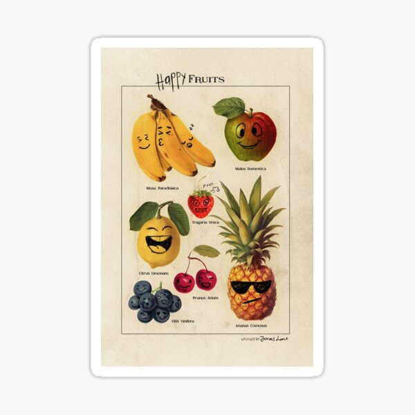 Item preview, Happy Fruits designed and sold by JonasLoose.