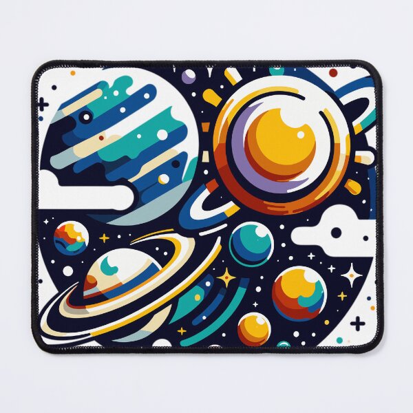 Item preview, Space design with planets and stars designed and sold by LongIslandDesgn.