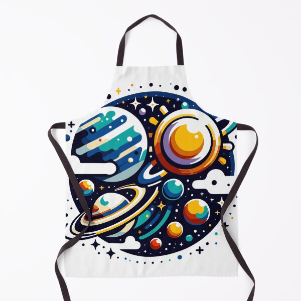 Item preview, Space design with planets and stars designed and sold by LongIslandDesgn.