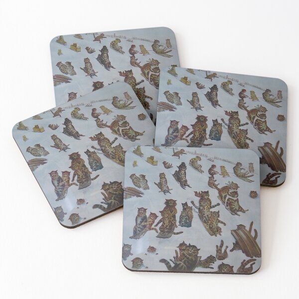 Item preview, cat paintings by louis wain designed and sold by marti-oryo.
