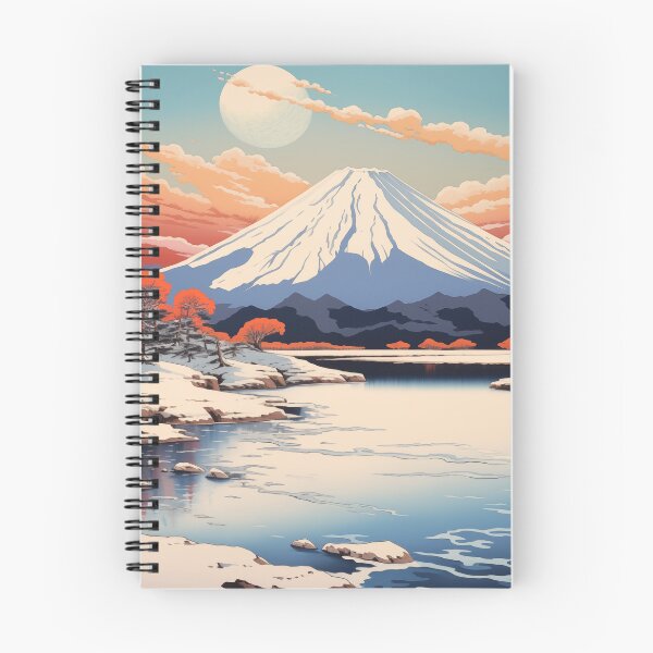 Item preview, Mount Fuji Winter Landscape Japanese Aesthetic designed and sold by MochiMochiMagic.