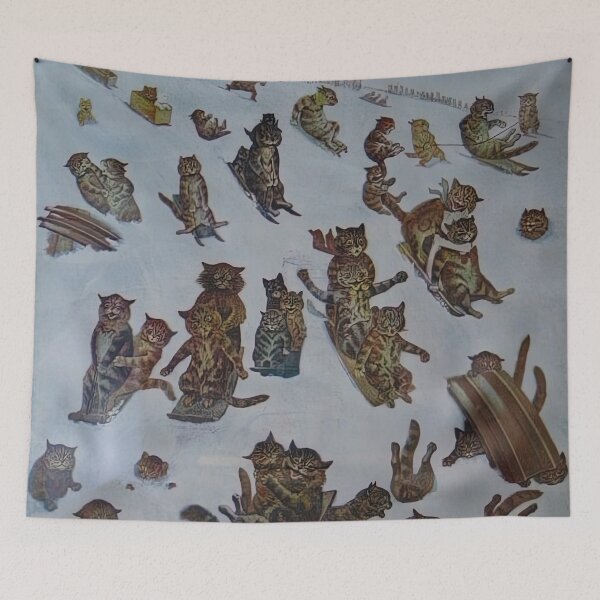 Item preview, cat paintings by louis wain designed and sold by marti-oryo.
