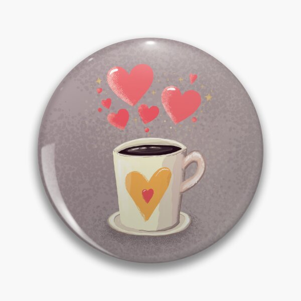 Item preview, A cup of coffee with hearts designed and sold by kidizajn.
