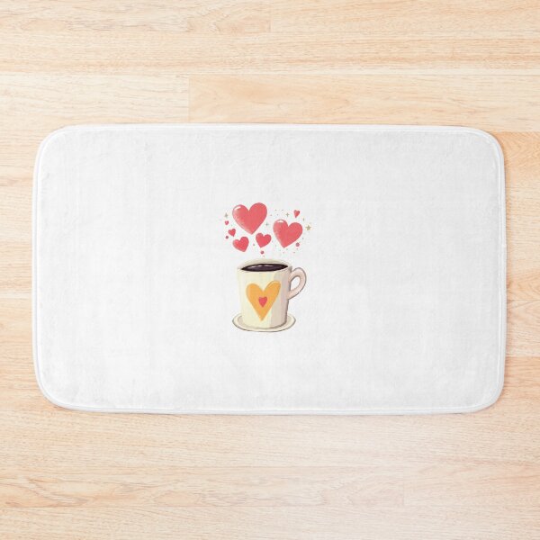 Item preview, A cup of coffee with hearts designed and sold by kidizajn.