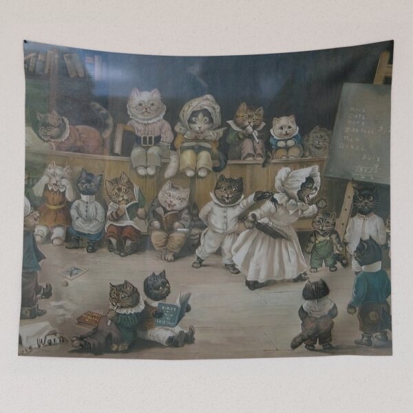 Item preview, cat paintings by louis wain designed and sold by marti-oryo.