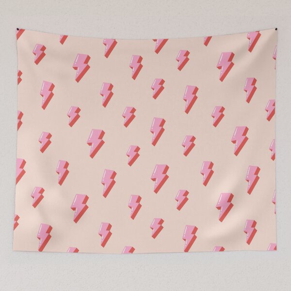 Item preview, Pink Lightening Bolt Pattern designed and sold by newburyboutique.