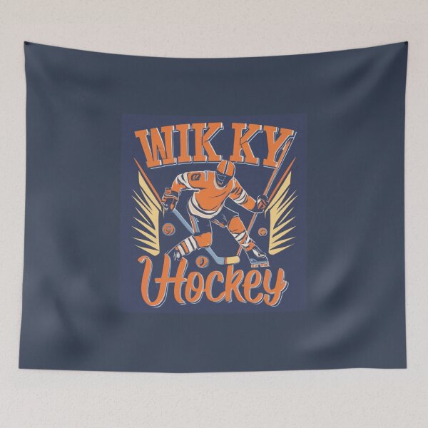 Item preview, Hockey - hockey player, hockey stick, puck, ice designed and sold by desinganddecor.