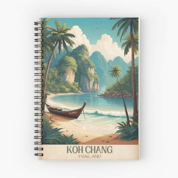 Item preview, Into the Wild: Vintage Travel Poster of Koh Chang Jungle designed and sold by Ceemko's Vintage Corner.