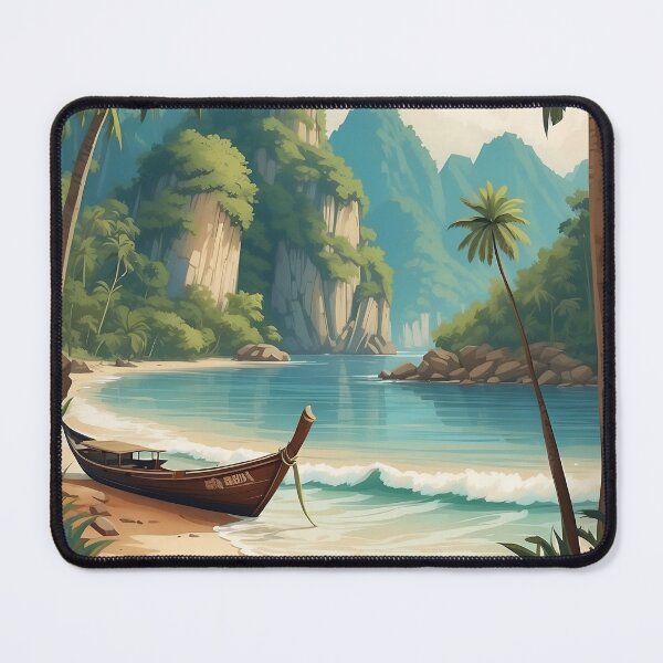 Item preview, Into the Wild: Vintage Travel Poster of Koh Chang Jungle designed and sold by Ceemko's Vintage Corner.